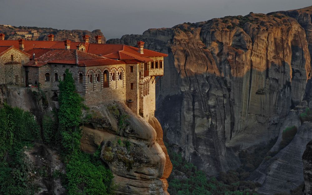 Cliffside monastery in Armenia